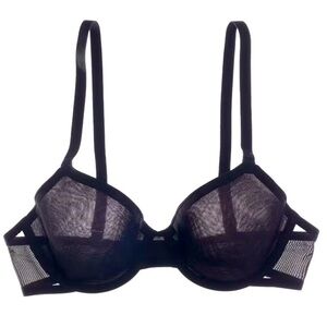 CUUP Black Sheer Bra